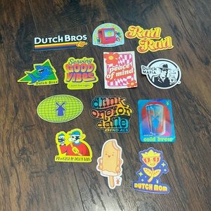 Dutch bros stickers